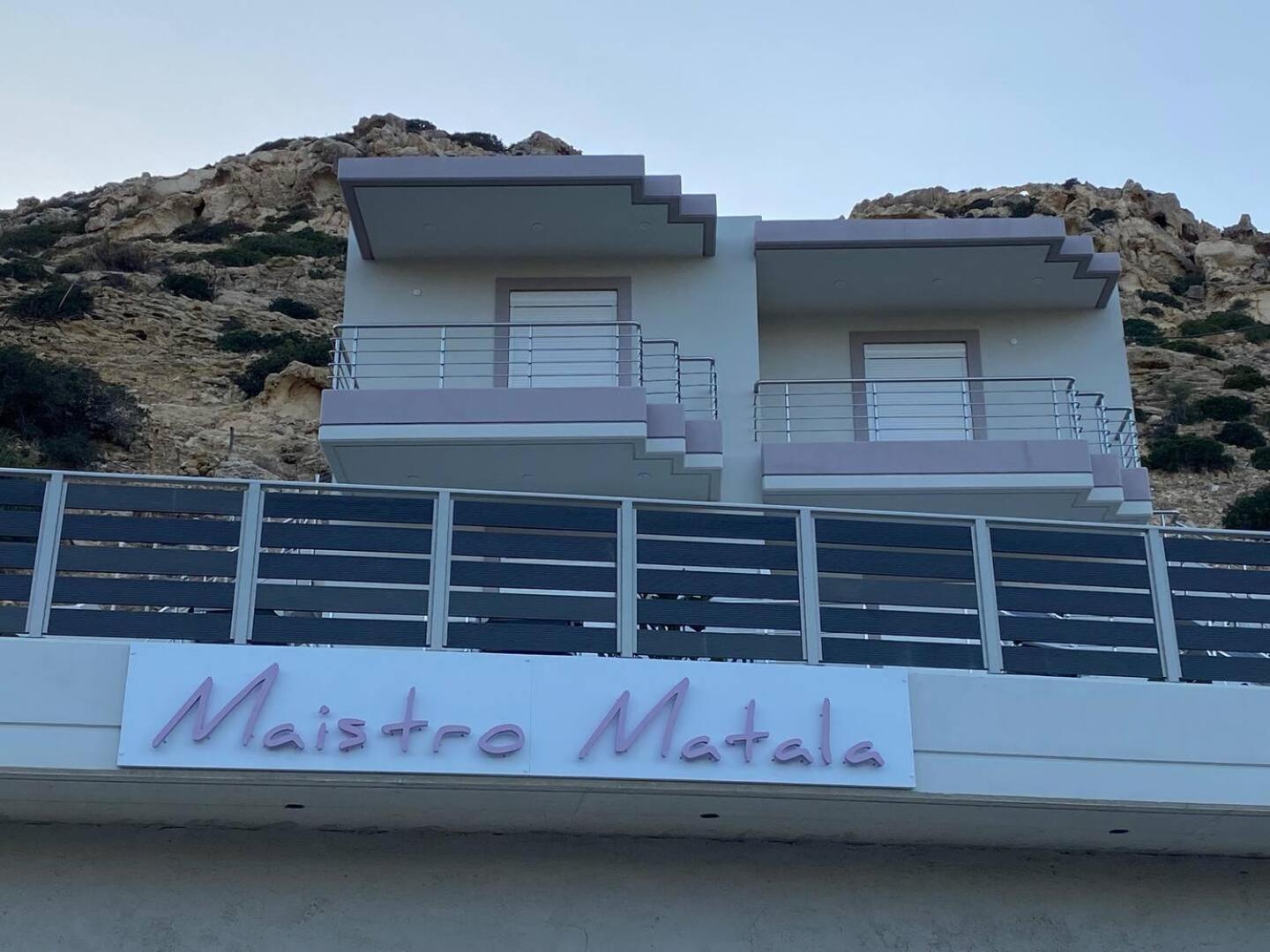 Maistro Suites With Pool, Matala Kültér fotó
